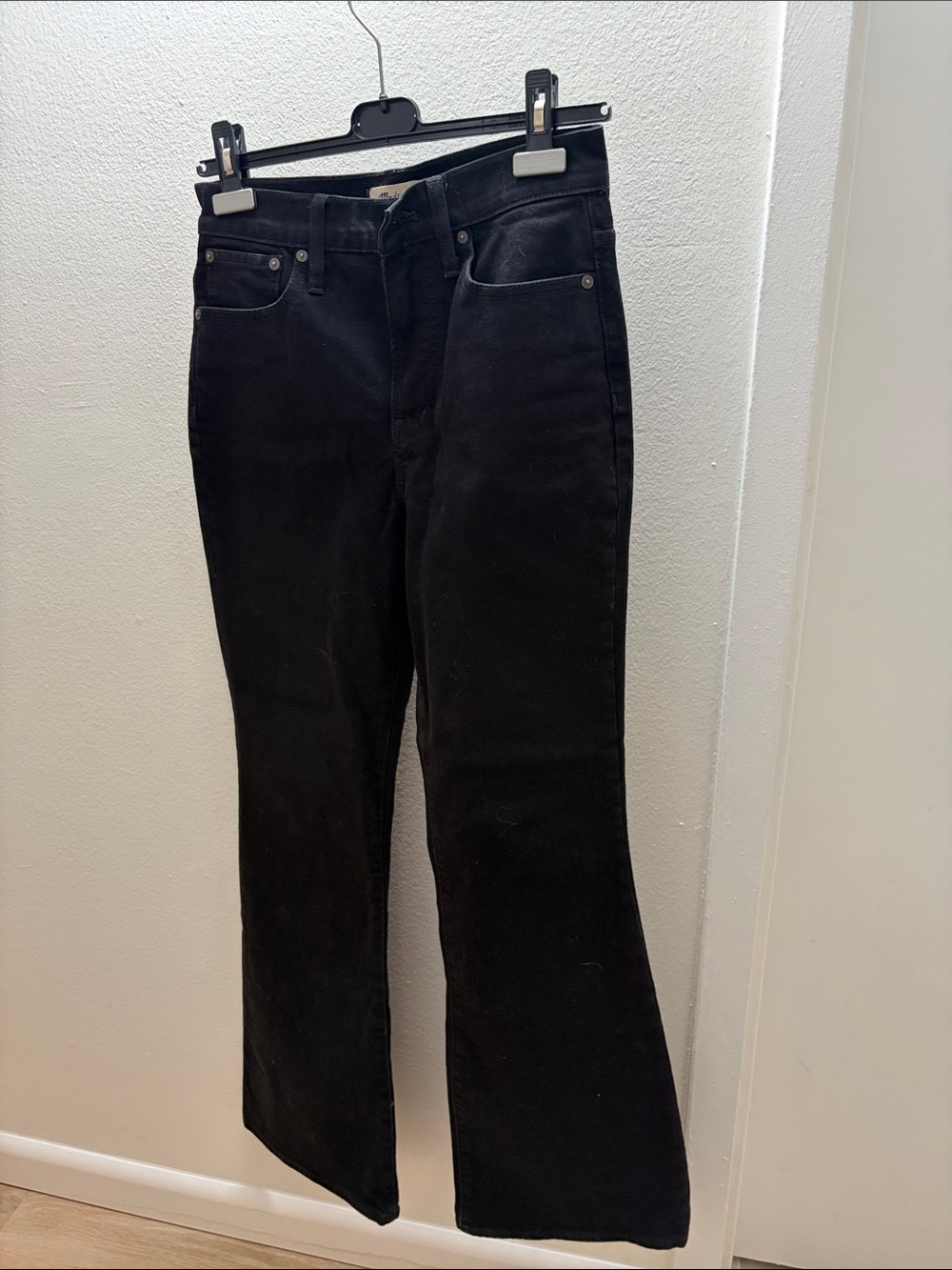 Madewell Black Flare High-Rise Jeans size 26